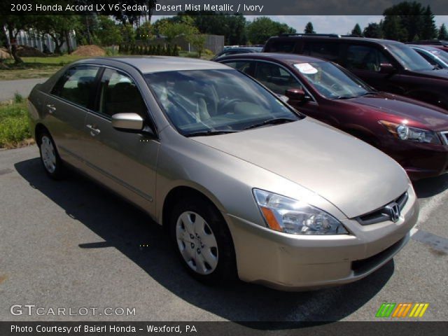 2003 Honda Accord LX V6 Sedan in Desert Mist Metallic