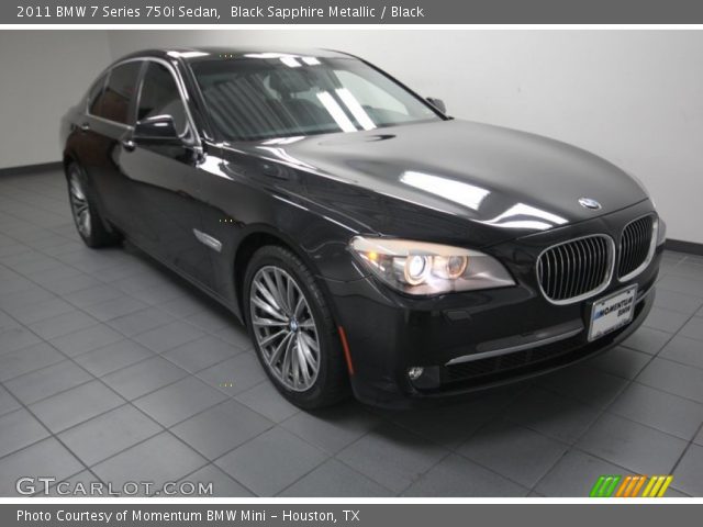 2011 BMW 7 Series 750i Sedan in Black Sapphire Metallic