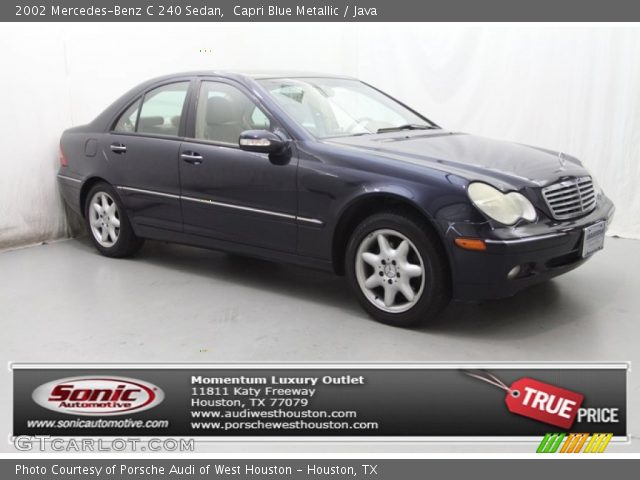 2002 Mercedes-Benz C 240 Sedan in Capri Blue Metallic