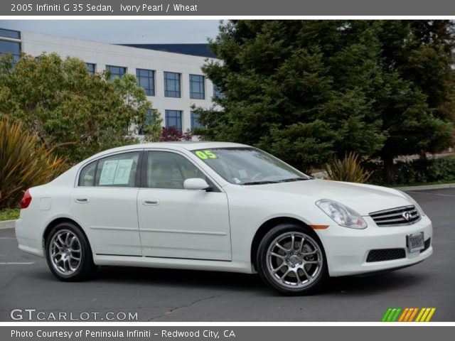 2005 Infiniti G 35 Sedan in Ivory Pearl