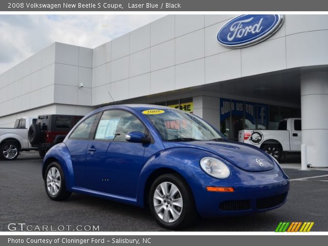 2008 Volkswagen New Beetle S Coupe in Laser Blue