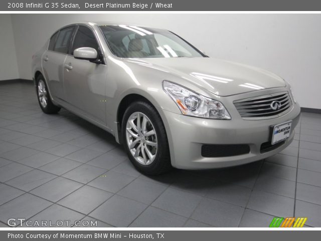 2008 Infiniti G 35 Sedan in Desert Platinum Beige