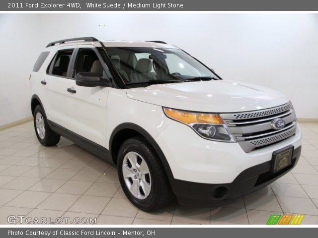2011 Ford Explorer 4WD in White Suede