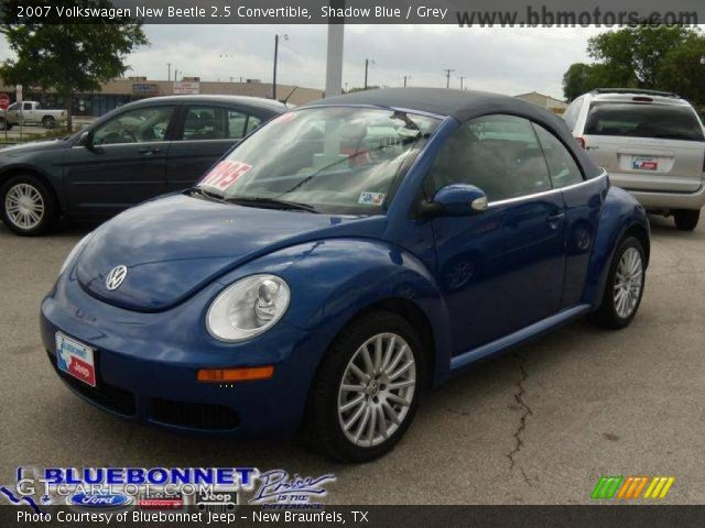 2007 Volkswagen New Beetle 2.5 Convertible in Shadow Blue