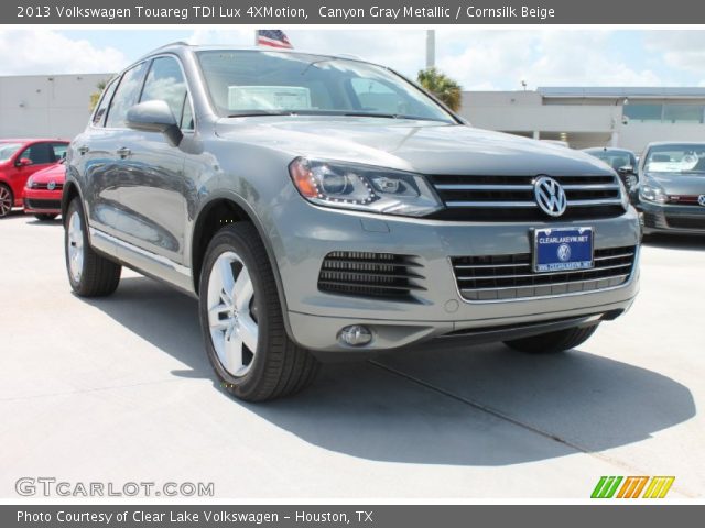 2013 Volkswagen Touareg TDI Lux 4XMotion in Canyon Gray Metallic
