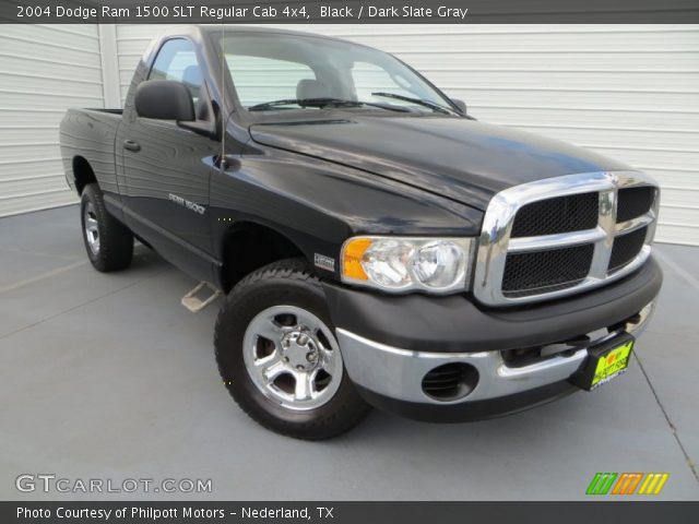 2004 Dodge Ram 1500 SLT Regular Cab 4x4 in Black