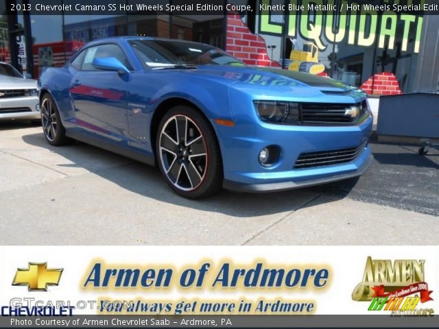 2013 Chevrolet Camaro SS Hot Wheels Special Edition Coupe in Kinetic Blue Metallic