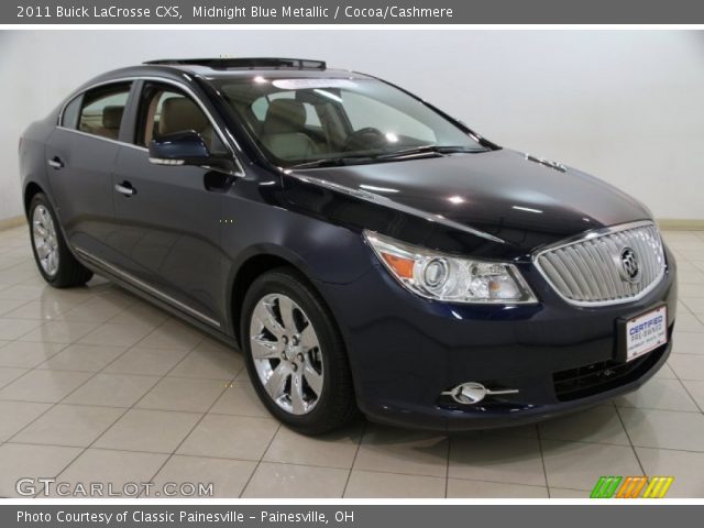 2011 Buick LaCrosse CXS in Midnight Blue Metallic