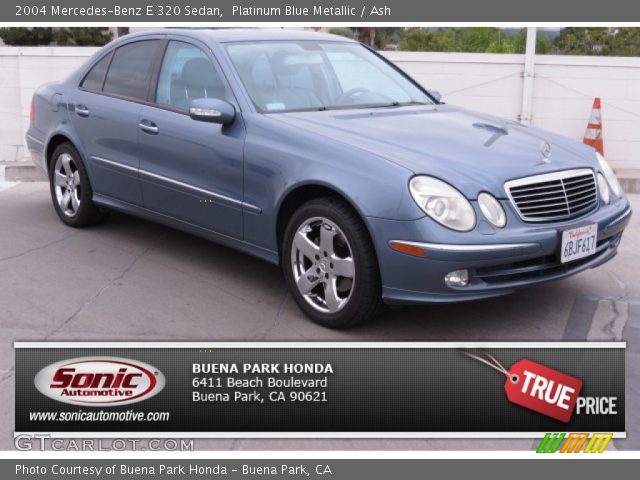 2004 Mercedes-Benz E 320 Sedan in Platinum Blue Metallic