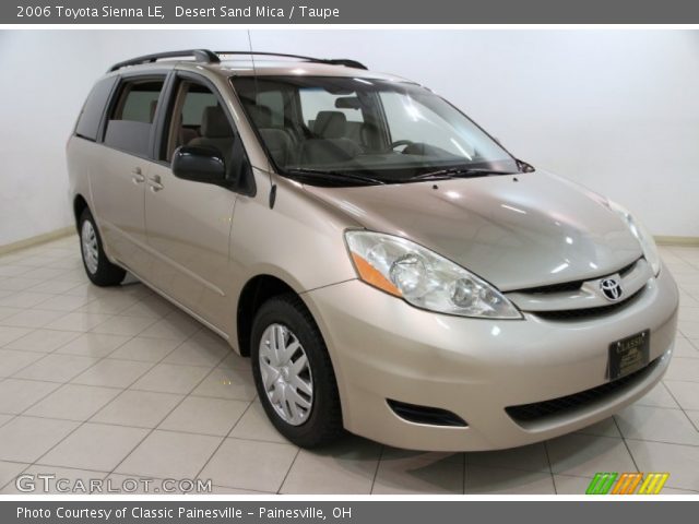 2006 Toyota Sienna LE in Desert Sand Mica