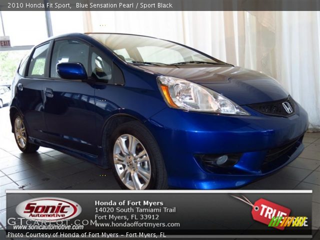 2010 Honda Fit Sport in Blue Sensation Pearl