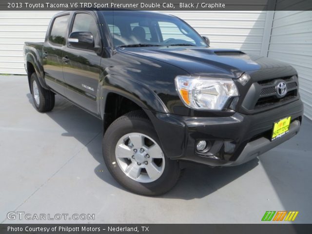 2013 Toyota Tacoma V6 TRD Sport Prerunner Double Cab in Black