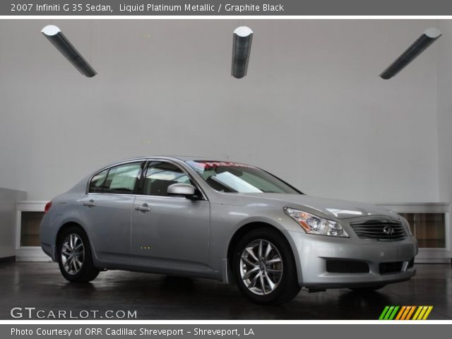2007 Infiniti G 35 Sedan in Liquid Platinum Metallic