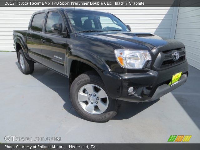 2013 Toyota Tacoma V6 TRD Sport Prerunner Double Cab in Black