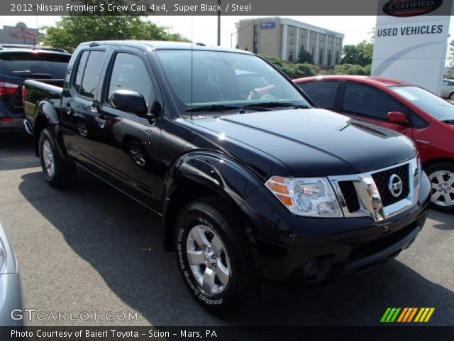 2012 Nissan Frontier S Crew Cab 4x4 in Super Black