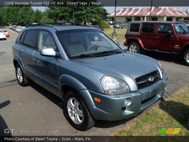 2006 Hyundai Tucson GLS V6 4x4 in Desert Sage