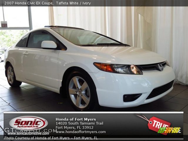 2007 Honda Civic EX Coupe in Taffeta White