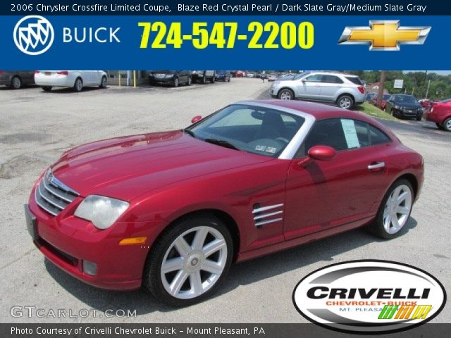 2006 Chrysler Crossfire Limited Coupe in Blaze Red Crystal Pearl