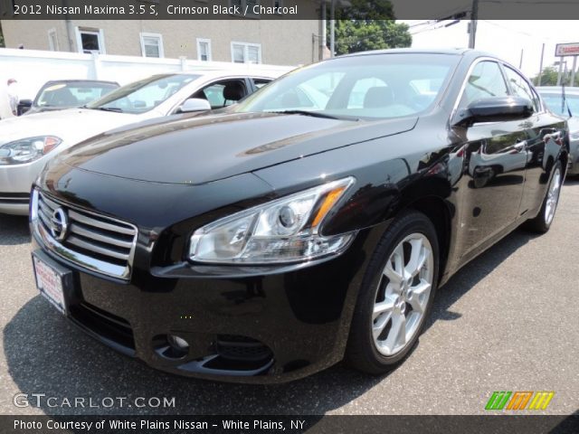 2012 Nissan Maxima 3.5 S in Crimson Black