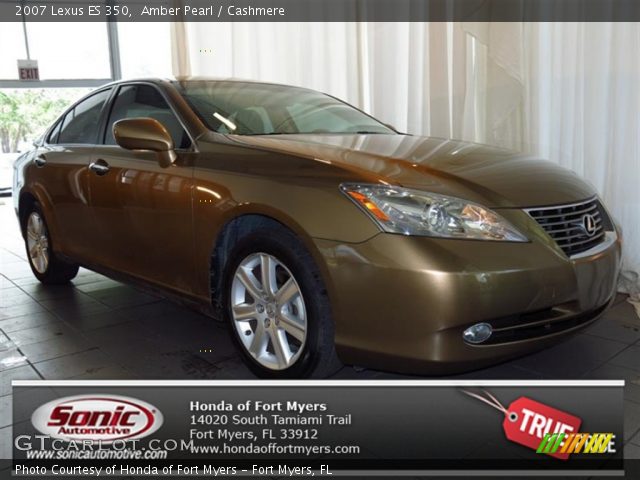 2007 Lexus ES 350 in Amber Pearl