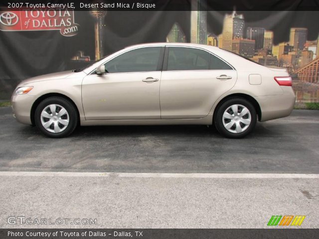 2007 Toyota Camry LE in Desert Sand Mica