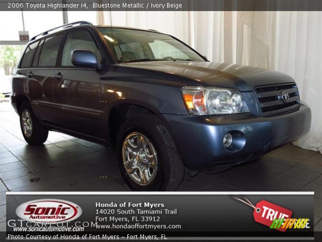 2006 Toyota Highlander I4 in Bluestone Metallic