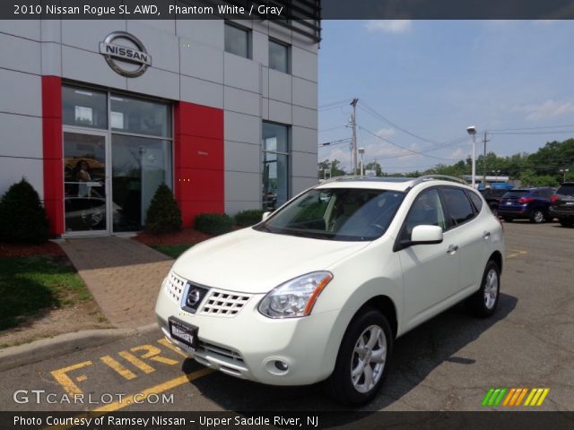 2010 Nissan Rogue SL AWD in Phantom White