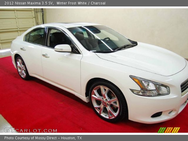 2012 Nissan Maxima 3.5 SV in Winter Frost White