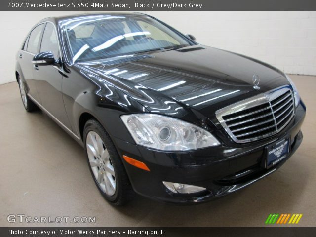 2007 Mercedes-Benz S 550 4Matic Sedan in Black