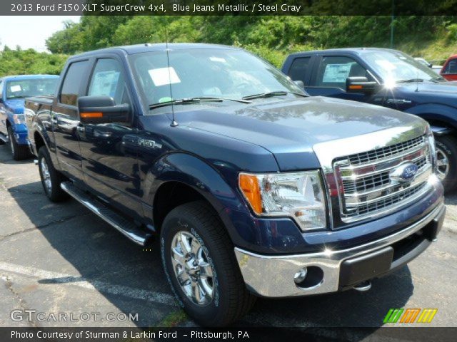 2013 Ford F150 XLT SuperCrew 4x4 in Blue Jeans Metallic