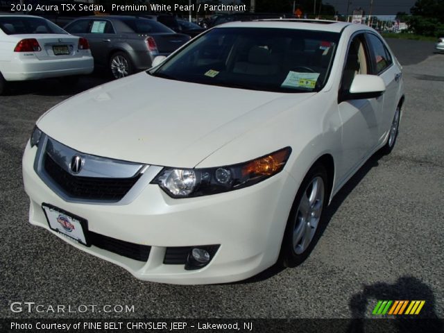 2010 Acura TSX Sedan in Premium White Pearl