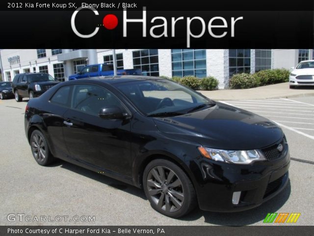 2012 Kia Forte Koup SX in Ebony Black