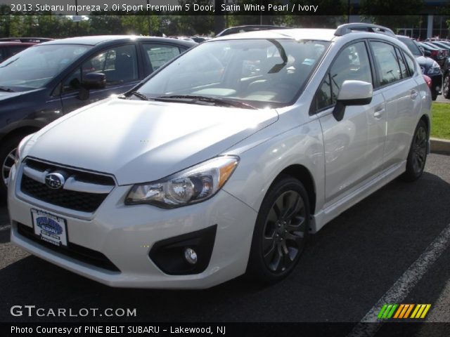 2013 Subaru Impreza 2.0i Sport Premium 5 Door in Satin White Pearl