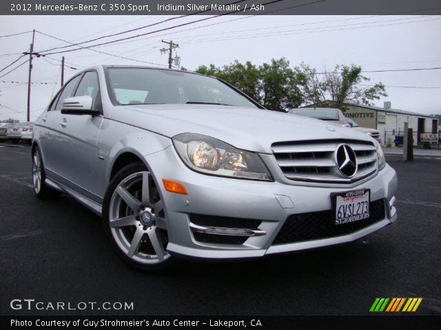 2012 Mercedes-Benz C 350 Sport in Iridium Silver Metallic