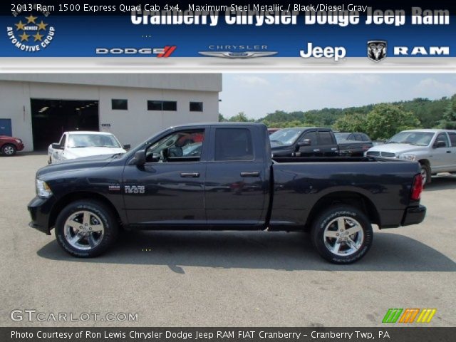 2013 Ram 1500 Express Quad Cab 4x4 in Maximum Steel Metallic