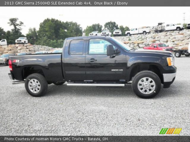 2013 GMC Sierra 2500HD SLE Extended Cab 4x4 in Onyx Black