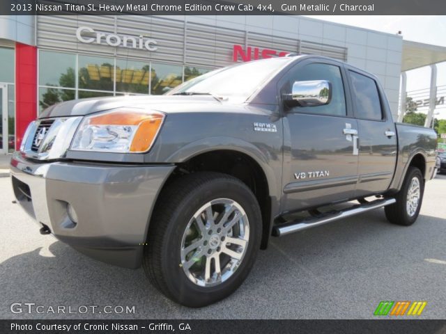 2013 Nissan Titan SL Heavy Metal Chrome Edition Crew Cab 4x4 in Gun Metallic