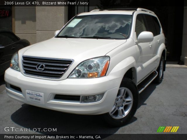 2006 Lexus GX 470 in Blizzard White Pearl