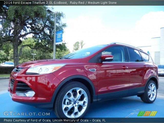 2014 Ford Escape Titanium 2.0L EcoBoost in Ruby Red