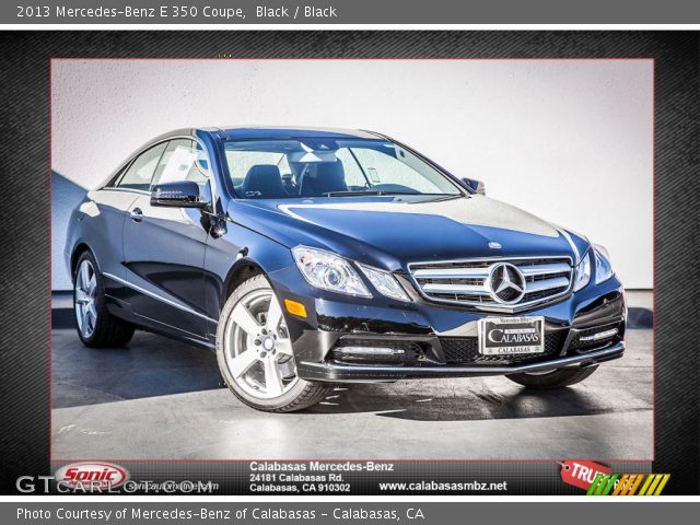 2013 Mercedes-Benz E 350 Coupe in Black