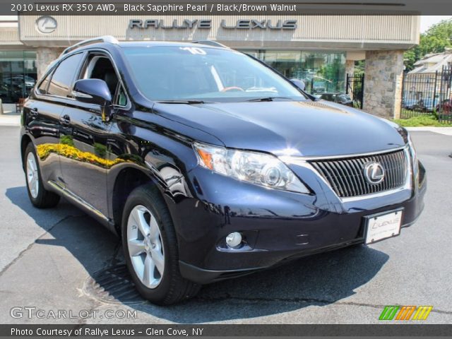 2010 Lexus RX 350 AWD in Black Sapphire Pearl