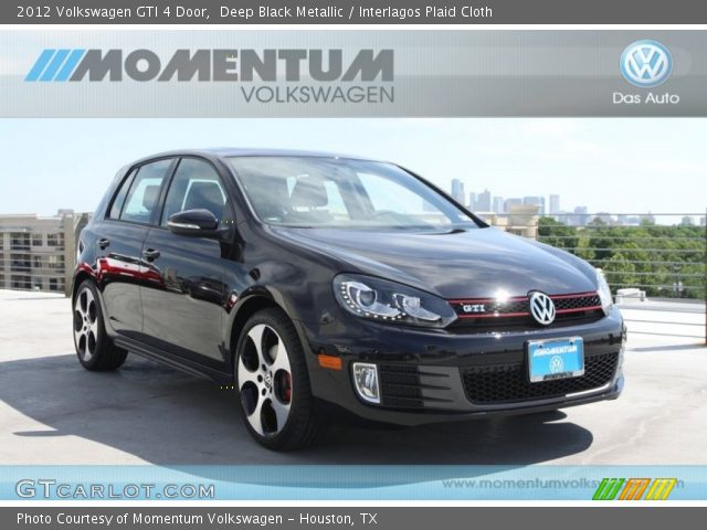 2012 Volkswagen GTI 4 Door in Deep Black Metallic