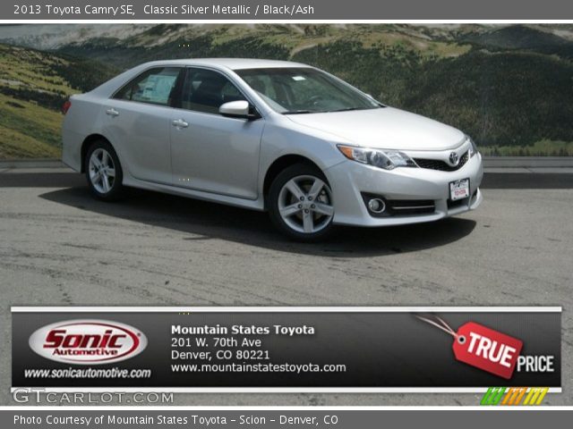 2013 Toyota Camry SE in Classic Silver Metallic