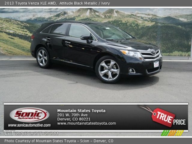 2013 Toyota Venza XLE AWD in Attitude Black Metallic