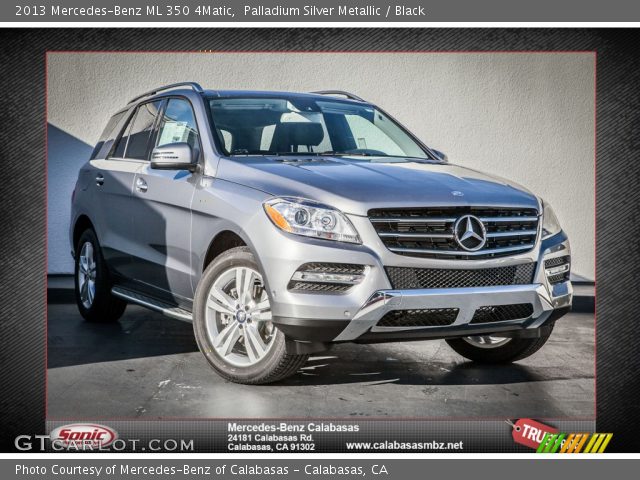 2013 Mercedes-Benz ML 350 4Matic in Palladium Silver Metallic