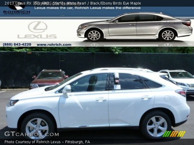 2013 Lexus RX 350 AWD in Starfire White Pearl