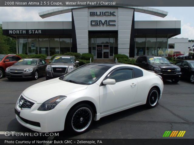 2008 Nissan Altima 2.5 S Coupe in Winter Frost Pearl