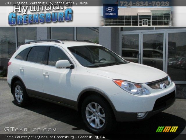 2010 Hyundai Veracruz GLS in Stone White