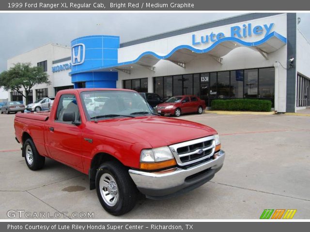 1999 Ford Ranger XL Regular Cab in Bright Red