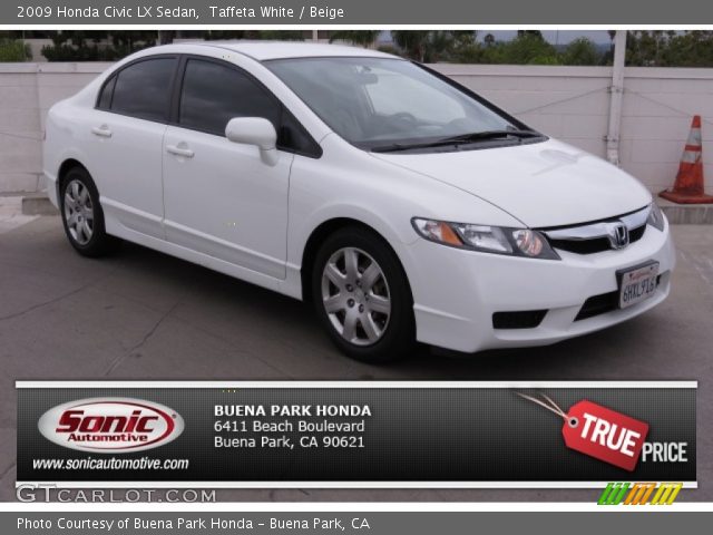 2009 Honda Civic LX Sedan in Taffeta White